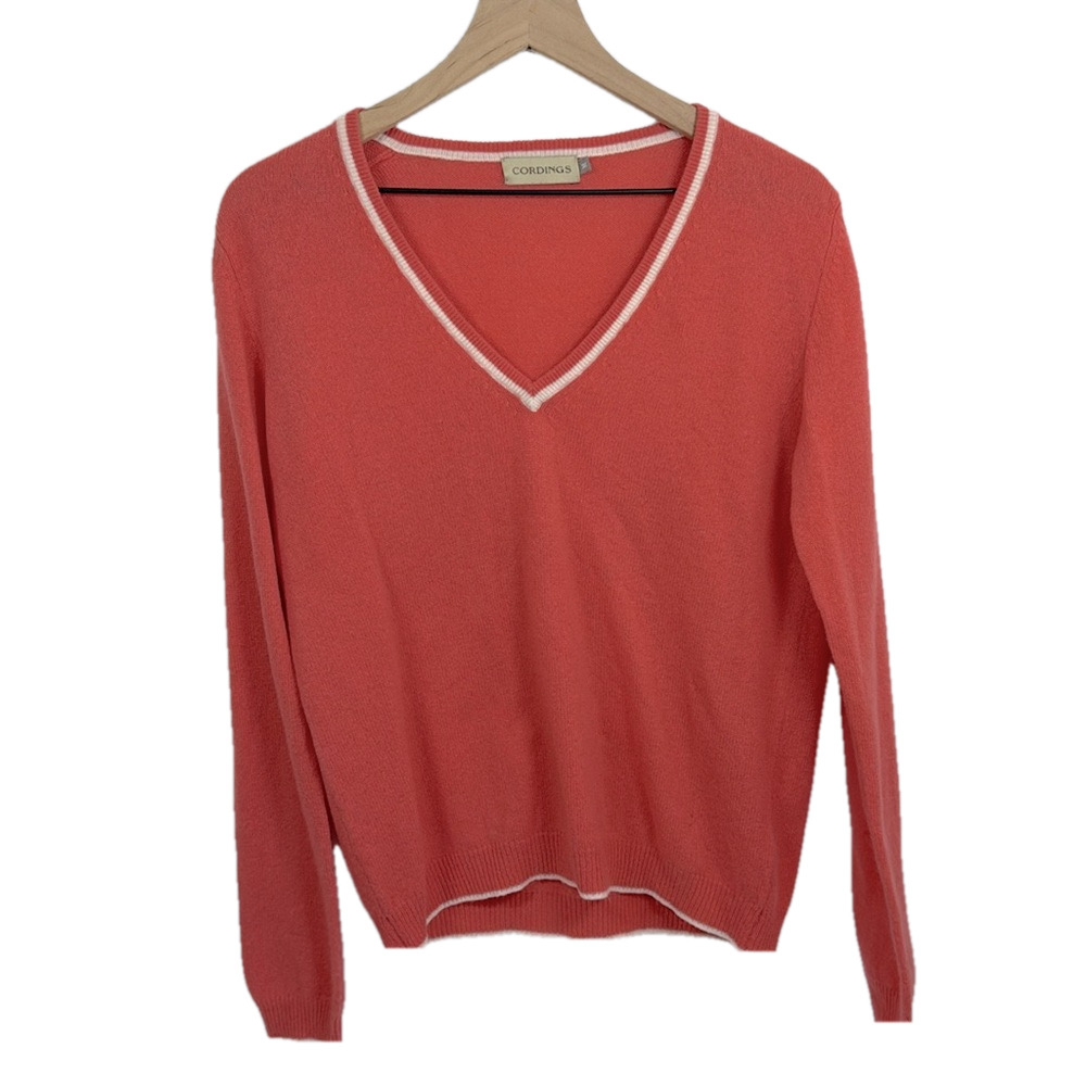 Cordings Cashmere Knit Sweater Size M